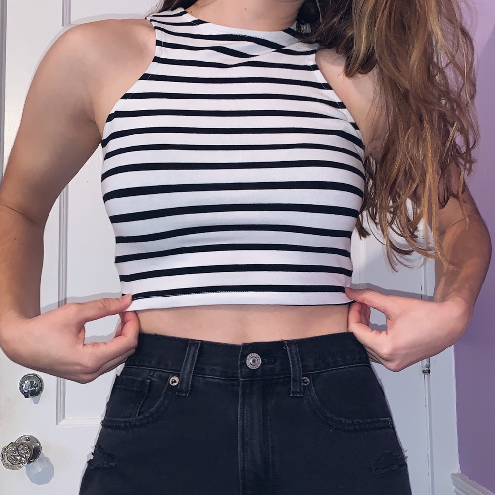Striped Crop Tanktop